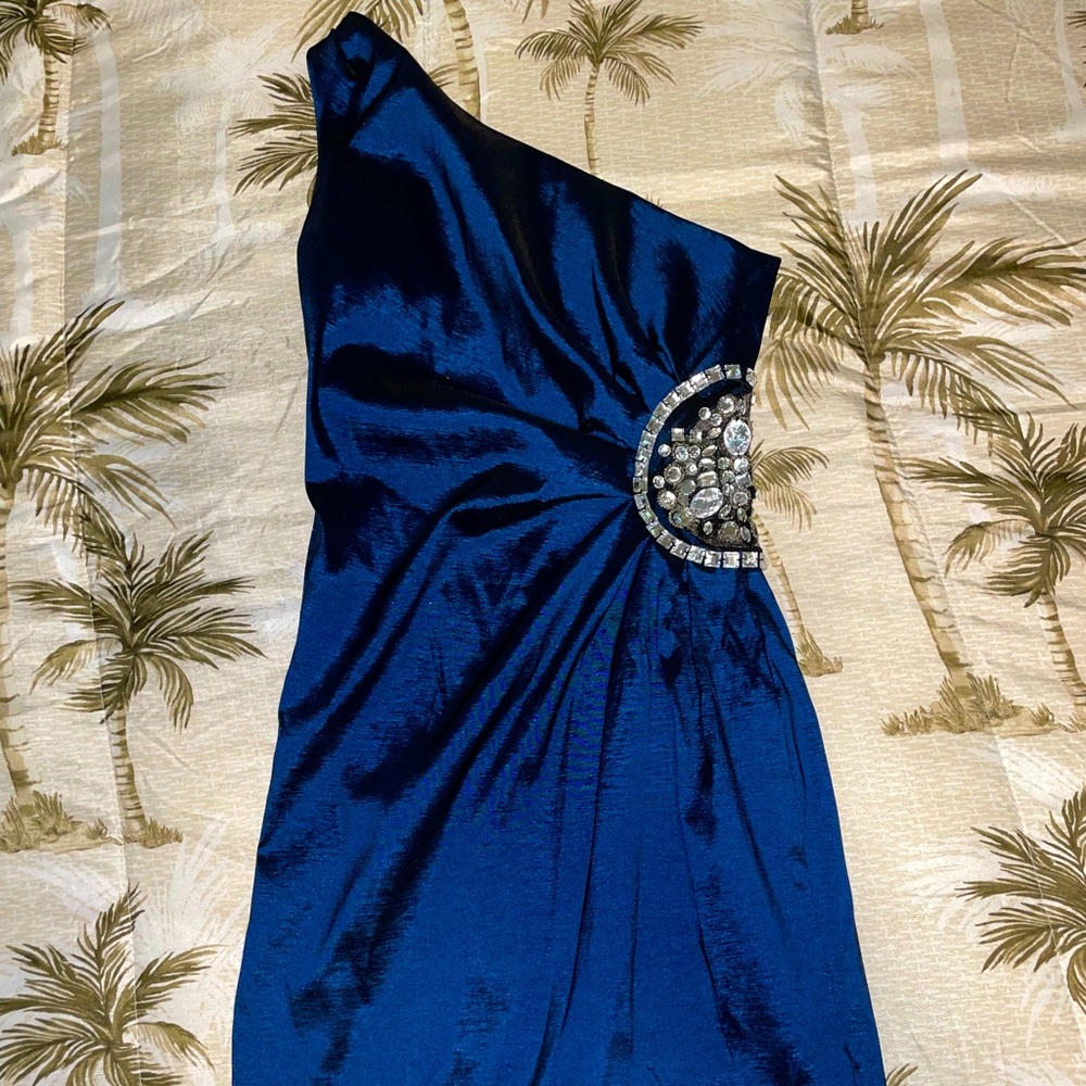 Betsy & Adam One shoulder dress